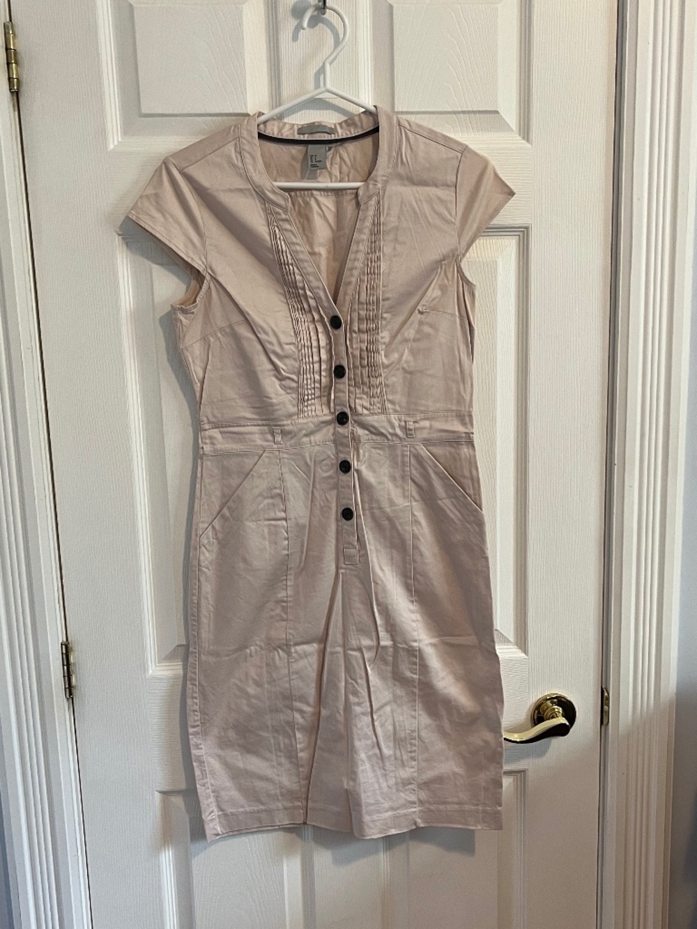H&M pale pink dress size 8